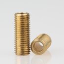 M8x1 Gewinderohr 20mm lang Messing für Lampen und...