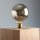 E27 Deko Gl&uuml;hlampe Globe Lampe silber 240/40W