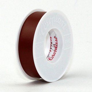 Coroplast PVC Elektro Isolierband braun Länge 10m Breite 15mm
