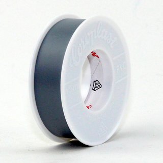 Coroplast PVC Elektro Isolierband grau Länge 10m Breite 15mm 