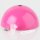 Lampen-Baldachin 50x100mm Metall pink mit Zugentlastung Kunststoff transparent