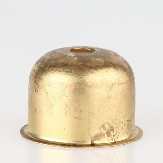 E27 Fassungshülse 48x35 Zierhülse Metall Messing roh für Lampenfassung