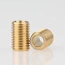 M8x1 Gewinderohr 12mm lang Messing für Lampen und...