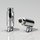 Lampen Dreh-Kippgelenk verchromt M10x1 IG mit Lasche 16x48 mm