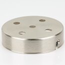 Lampen-Baldachin 100x25mm Metall Edelstahloptik ohne...