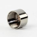 M10x1 AG auf M16x1 IG Reduzier-Nippel Kopfstück Gewinde-Adapter 15x16mm Messing vernickelt
