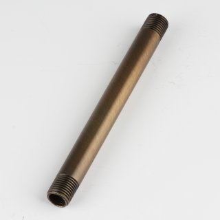 Pendelrohr antik fume Länge 100 mm M10x1 Außengewinde beidseitig