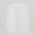 Lampen Baldachin 65x65mm Kunststoff transparent Zylinderform