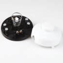 Interbär Fuß-Tretschalter Fußschalter Schnurschalter 67x35mm weiß 250V/6A