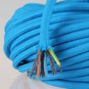 Textilkabel Stoffkabel blau 3-adrig 3x0,75 Zug-Pendelleitung S03RT-F 3G0,75 