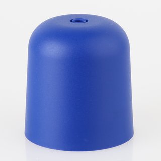 Lampen Baldachin 65x65mm Kunststoff blau Zylinderform