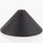 Lampen Leuchten Kunststoff Baldachin 118x57mm schwarz Pyramiden Form