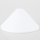 Lampen Leuchten Kunststoff Baldachin 118x57mm weiss Pyramiden Form