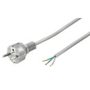 1,5 m Netzkabel Anschlusskabel 3x0,75mm² grau mit...