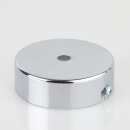 1-Loch Lampen-Baldachin Metall 80x25mm verchromt ohne...