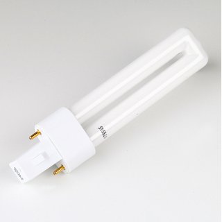Osram Dulux-S Energiesparlampe 9W/827 Sockel G23 L&auml;nge 167mm warmwei&szlig;