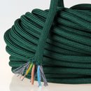 Textilkabel Stoffkabel dunkelgrün 3-adrig 3x0,75...
