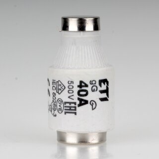 40A Diazed-Sicherung Keramik Schmelzeinsatz DIII 500V