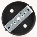 Lampen-Baldachin 100x25mm Metall schwarz ohne...