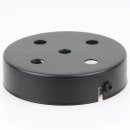 Lampen Metall Baldachin 100x25mm schwarz für 5...