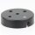 Lampen-Baldachin 100x25mm Metall schwarz ohne Zugentlaster für 5 Lampenpendel