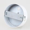 2-Loch Lampen-Baldachin Metall 80x25mm weiß ohne...