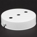 Lampen Metall Baldachin 100x25mm weiss für 3...