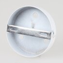 Lampen-Baldachin 100x25mm Metall weiß ohne...