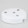 Lampen-Baldachin 100x25mm Metall weiß ohne Zugentlaster für 4 Lampenpendel