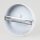 Lampen-Baldachin 100x25mm Metall weiß ohne Zugentlaster für 4 Lampenpendel