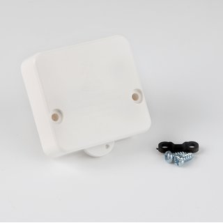 Interbär Einbau-Truhentaster weiß 230V/2A(1A) 50x50 mm
