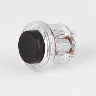 Friedland Einbau-Klingeltaster transparent/schwarz 1-24V/2A