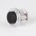 Friedland Einbau-Klingeltaster transparent/schwarz 1-24V/2A
