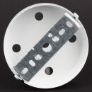 Lampen-Baldachin 100x25mm Metall weiß ohne...