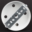 Lampen Metall Baldachin 100x25mm weiss für 5 Lampenpendel