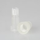 Klemmnippel Zugentlastung Kunststoff transparent f&uuml;r Rundkabel