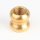 M10x1 Lampen Ziermuffe 15x15mm Messing roh