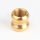 M10x1 Lampen Ziermuffe 15x15mm Messing roh