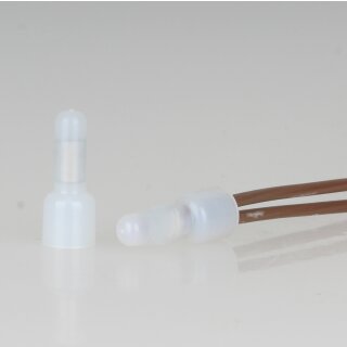 100 x Kabelendverbinder  Kabel-Quetschverbinder Presshülsen 0,5-1,5 mm² natur