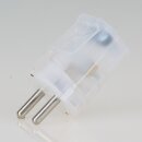 Kaiser Schutzkontakt-Stecker transparent 250V/16A