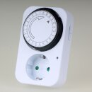 Elektromechanische Steckdosen Zeitschaltuhr weiß...