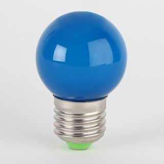 LED Leuchtmittel blau tropfenform E27 Sockel 220-240V 1W