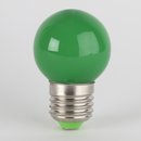 LED Leuchtmittel gr&uuml;n tropfenform E27 Sockel 220-240V 1W