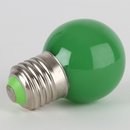 LED Leuchtmittel grün tropfenform E27 Sockel 220-240V 1W
