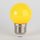 LED Leuchtmittel gelb tropfenform E27 Sockel 220-240V 1W