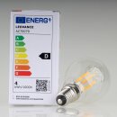 LEDVANCE E14 LED-Leuchtmittel 3,4W=(40W) 240V Tropfen-Form klar 2700K warmweiß 470 Lumen