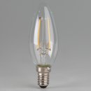 Osram LED Filament Leuchtmittel 2.5W Kerzen-Form klar E14...