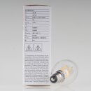 LEDVANCE E14 LED-Leuchtmittel 3,4W=(40W) 240V Kerzen-Form klar warmweiß 470 Lumen