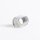 M10x1 Gewinderohr 20mm lang mit Profil/Verdrehschutz Metall verzinkt für Lampen und Leuchtenbau