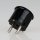 Schutzkontakt-Stecker Winkelstecker schwarz 250V/16A